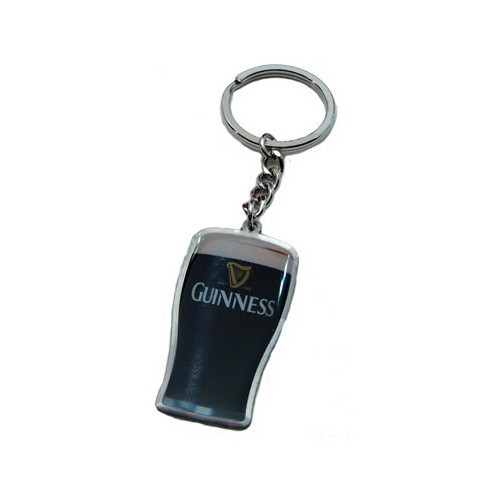 Guinness Spinner Keychain - Drehbare Scheibe, Metall, Sammlerstück