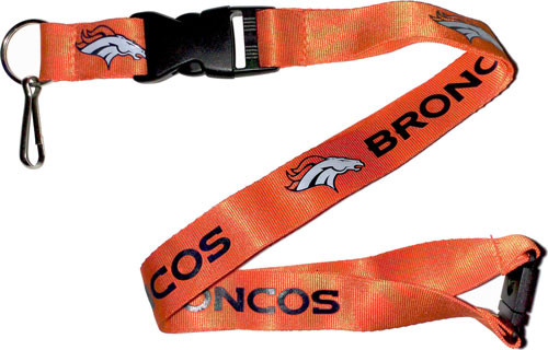 Denver Broncos Orange Lanyard - Sunset Key Chains