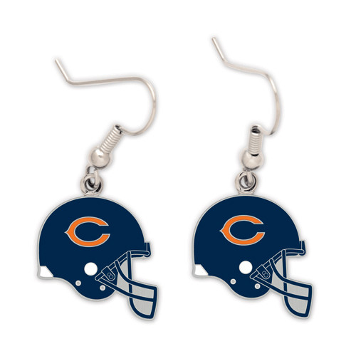 Chicago Bears Helmet Dangle Earrings