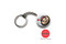 Ohio State University Double Domed Keychain