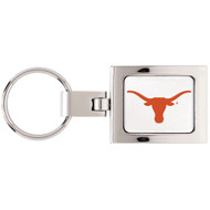 University Of Texas Domed Metal Keychain