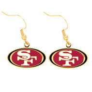 San Francisco 49ers Dangle Earrings