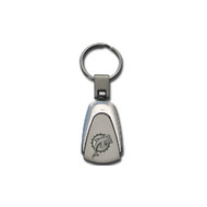 Miami Dolphins Laser Etched Tear Drop Keychain