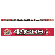 San Francisco 49ers Pencils - Pack of Six (6)