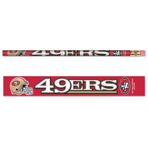 San Francisco 49ers Pencils - Pack of Six (6)