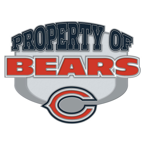 Chicago Bears Property Of Cloisonne Pin