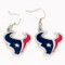 Houston Texans Dangle Earrings