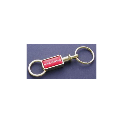 Atlanta Falcons Gold Tone Valet Keychain