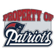 New England Patriots Property Of Cloisonne Pin
