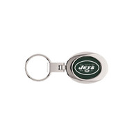 New York Jets Domed Metal Key Chain
