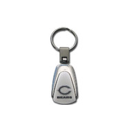 Chicago Bears Laser Etched Tear Drop Keychain