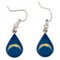 San Diego Chargers Tear Drop Earrings