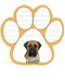 Mastiff Dog Paw Magnetic Note Pad