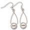 University of Illinois French Loop Earrings NCAA