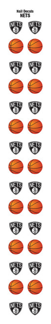 Brooklyn Nets Nail Sticker Decals