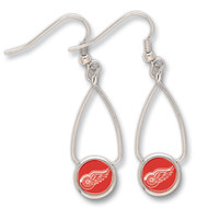 Detroit Red Wings French Loop Earrings