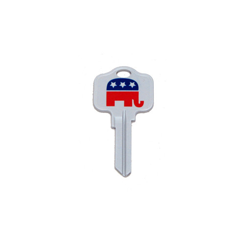 Republican GOP Kwikset KW1 House Key