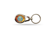Denver Nuggets Oval Keychain