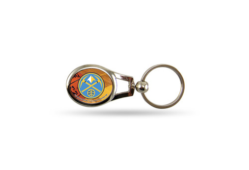 Denver Nuggets Oval Keychain