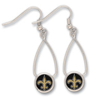New Orleans Saints French Loop Earrings