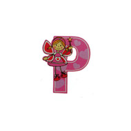Self Adhesive Wooden Fairy Letter P by The Toy Workshop