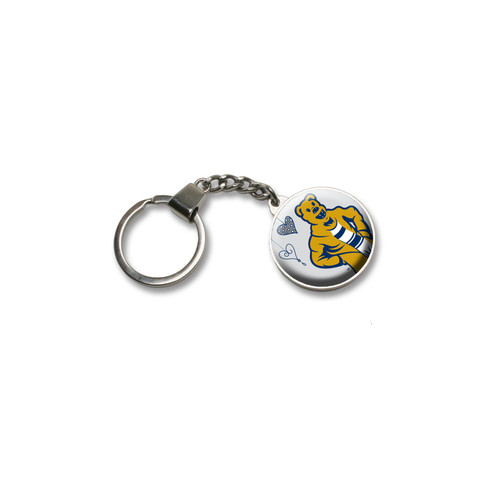 Penn State  Double Domed Keychain