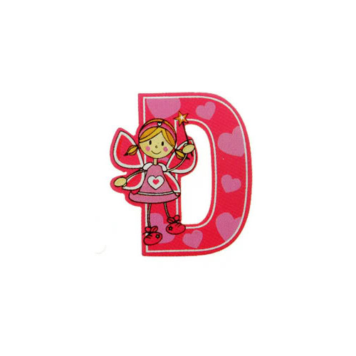 Self Adhesive Wooden Fairy Letter D by The Toy Workshop