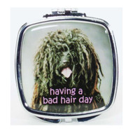 having a bad hair day Compact Mirror