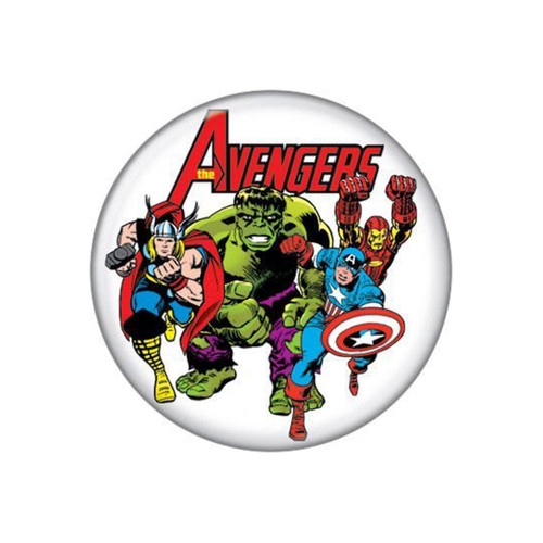 Avengers Kirby Group 3" Button