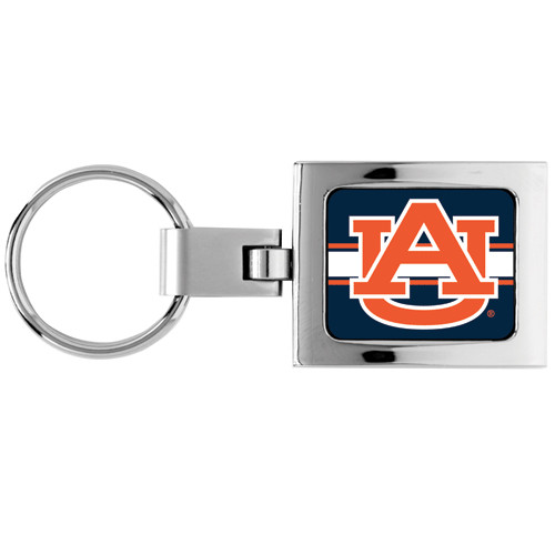 Auburn University Domed Metal Keychain