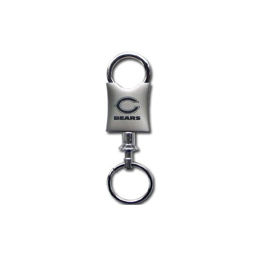Chicago Bears Laser Etched Valet Keychain