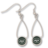 New York Jets French Loop Earrings