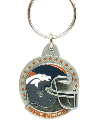 Denver Broncos Pewter Keychain