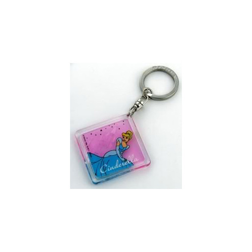 Cinderella Etched Lucite Key Chain