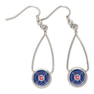 Chicago Fire French Loop Earrings