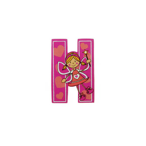 Self Adhesive Wooden Fairy Letter H by The Toy Workshop