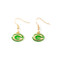 Green Bay Packers Glitter Dangle Earrings