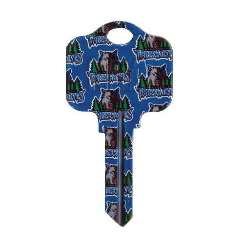 Minnesota Timberwolves Schlage SC1 House Key