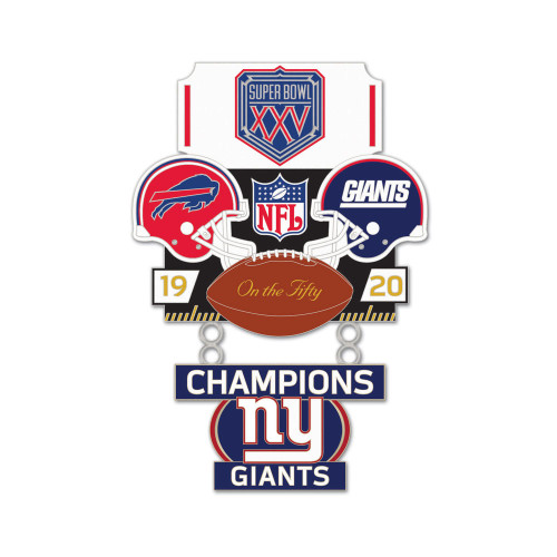 Super Bowl XXV (25) Bills vs. Giants Champion Lapel Pin