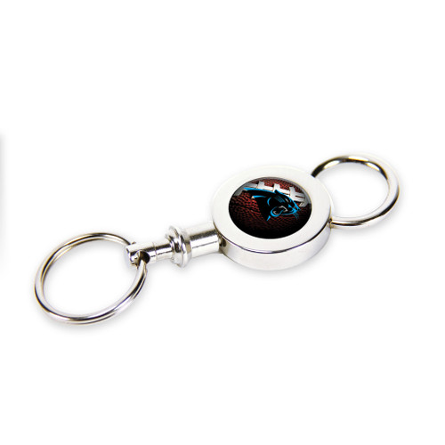 Carolina Panthers Quick Release Valet Keychain - Sunset Key Chains