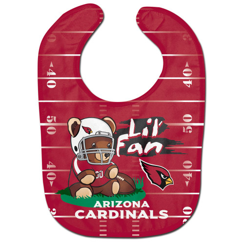 Arizona Cardinals Teddy Bear All Pro Baby Bib