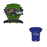 Baltimore Ravens Logo Field Pin and Jersey Pin