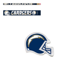 San Diego Chargers Six (6) Erasers and Six (6) Pencils