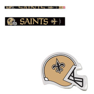 New Orleans Saints Six (6) Erasers and Six (6) Pencils