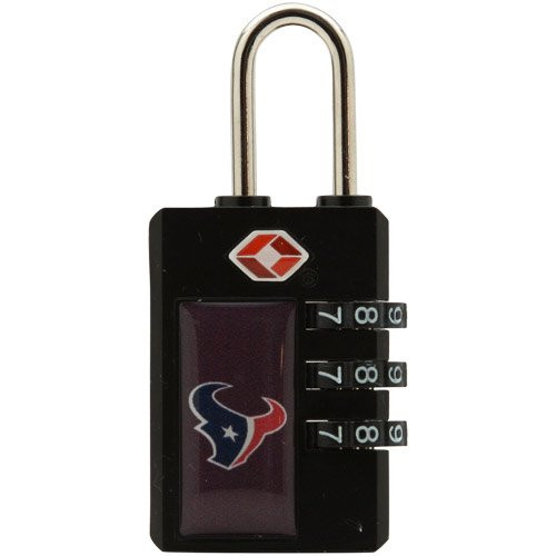 Houston Texans Luggage Security Lock TSA Approved