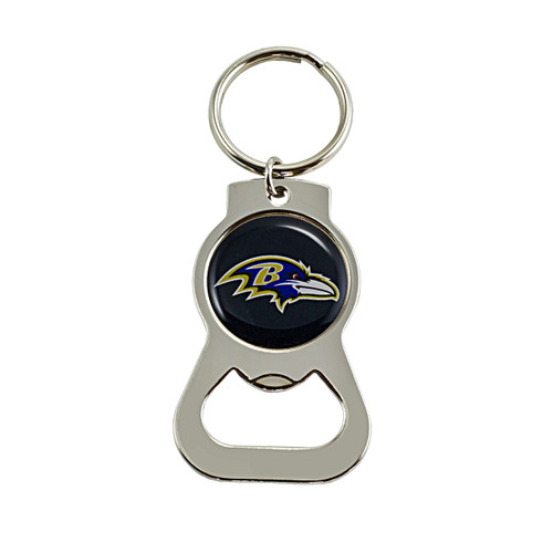 Baltimore Ravens Black Bottle Opener Keychain (2 Pack)
