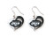 New York Jets Swirl Heart Earrings (2 Pack)