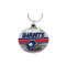New York Giants Pewter Oval Keychain