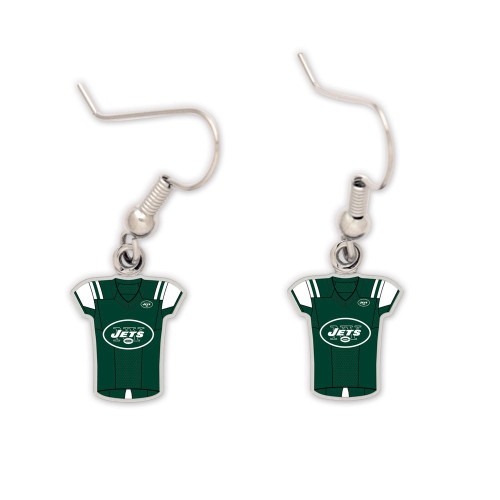 New York Jets Jersey Earrings