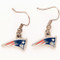 New England Patriots Dangle Earrings